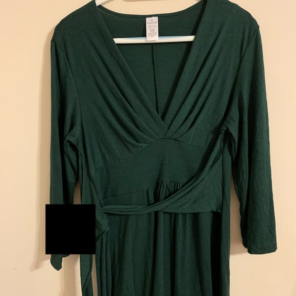 Dark Green Dress - Picture 3 of 3